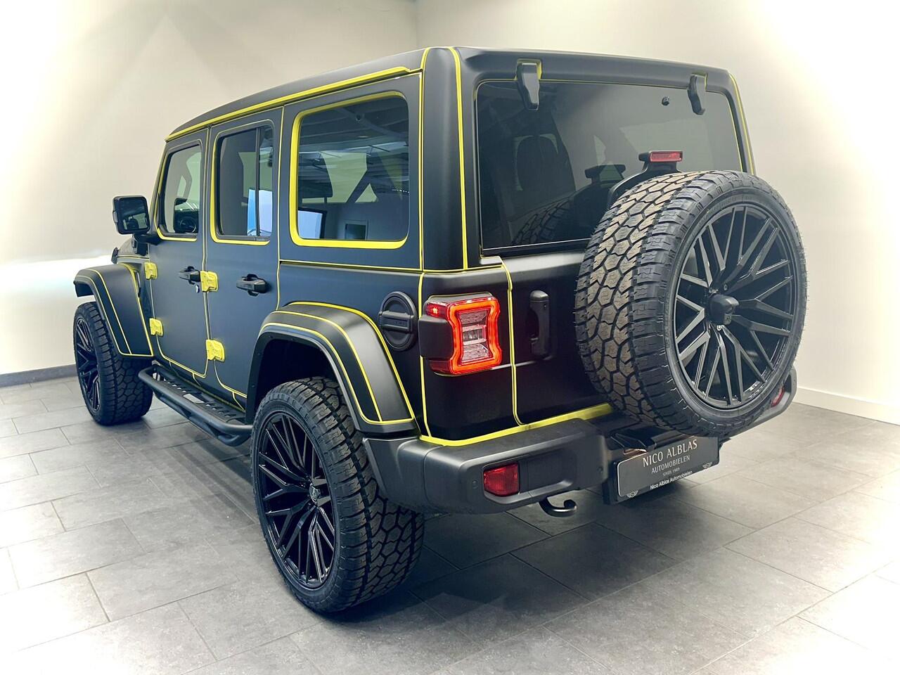 Jeep WRANGLER Unlimited 4xe 380 Rebel Outlaw Outlaw Raw Edition l PHEV | 27km!! | Sky-One roof l 22" AXE l One of a kind