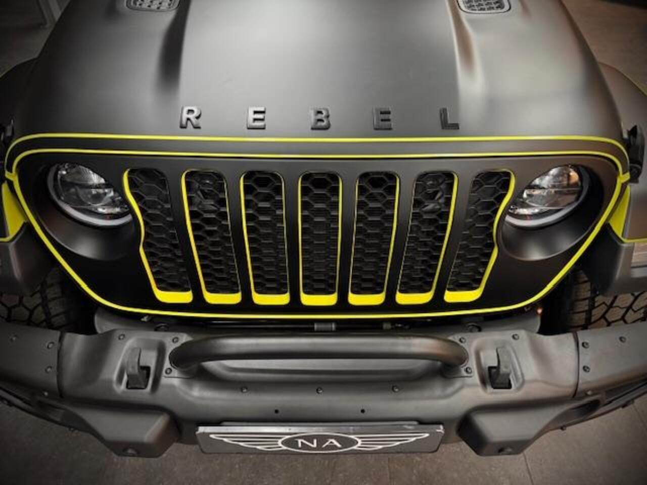 Jeep WRANGLER Unlimited 4xe 380 Rebel Outlaw Outlaw Raw Edition l PHEV | 27km!! | Sky-One roof l 22" AXE l One of a kind