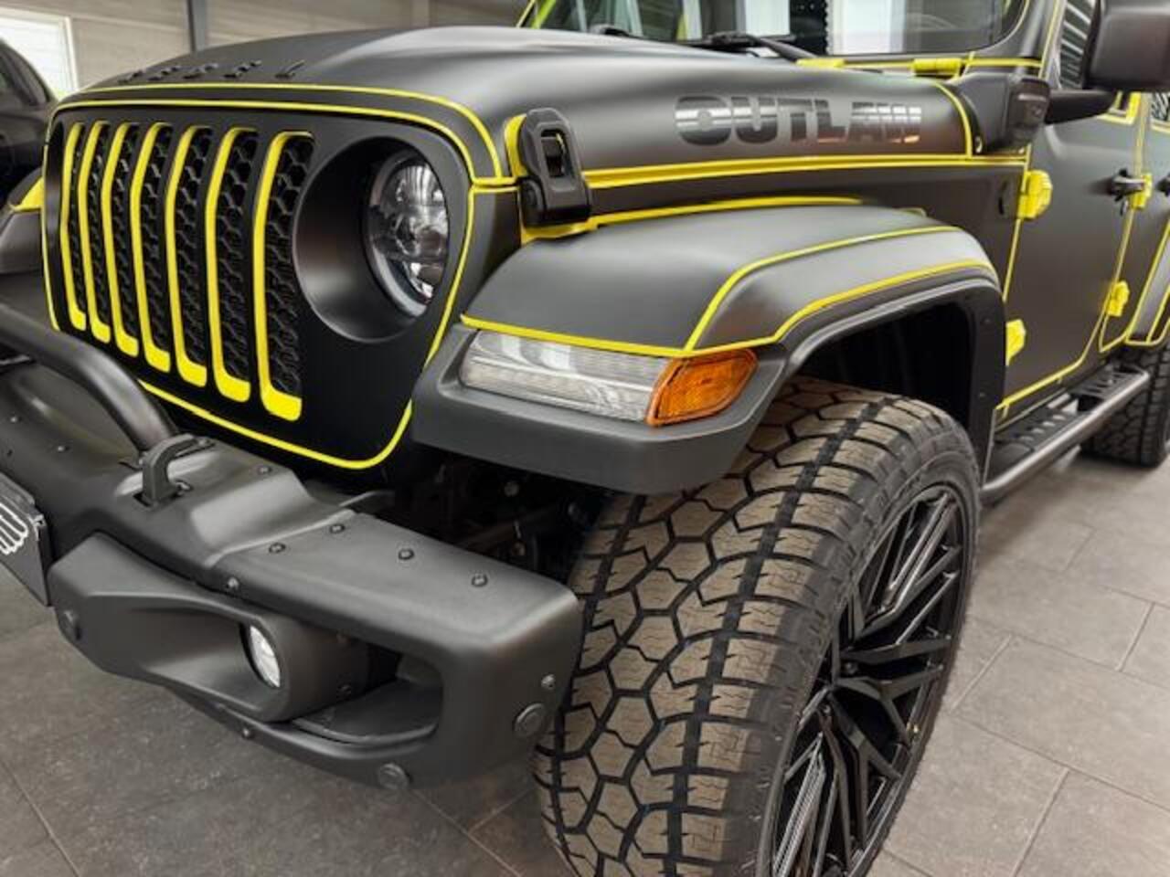 Jeep WRANGLER Unlimited 4xe 380 Rebel Outlaw Outlaw Raw Edition l PHEV | 27km!! | Sky-One roof l 22" AXE l One of a kind