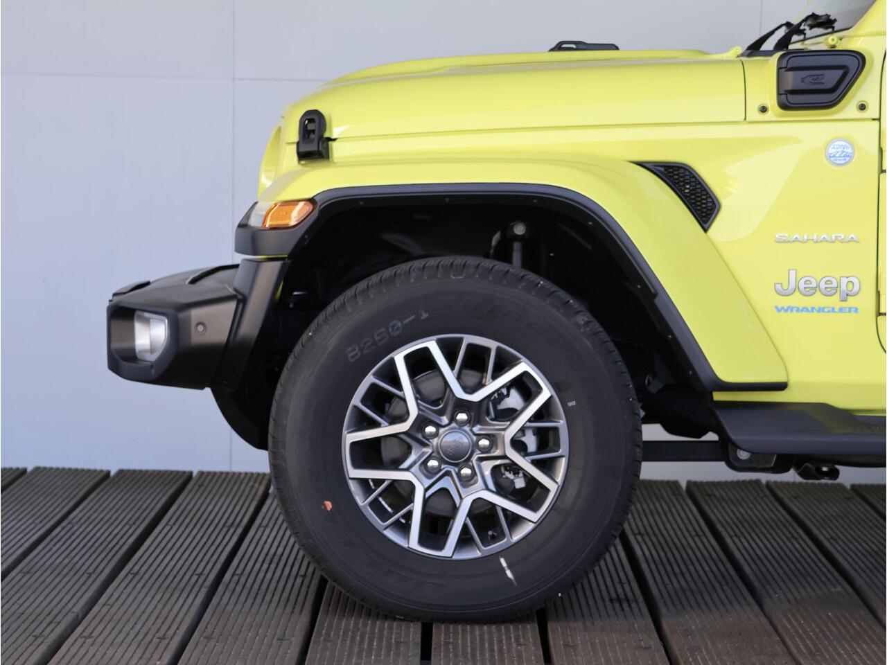 Jeep WRANGLER Unlimited 4xe 380 Sahara | Sky one dak | Adaptive CC | Camera | stoel en stuur verwarming