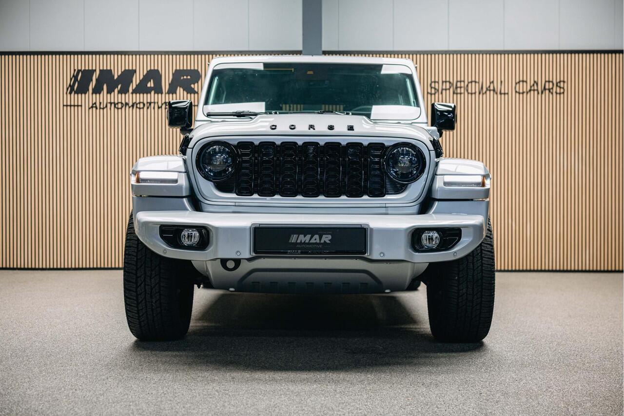 Jeep WRANGLER Unlimited 4xe 380 Sahara | Corse Edition Custom Made | Hybride | Stuur- en Stoelverwarming | Achteruitrijcamera |