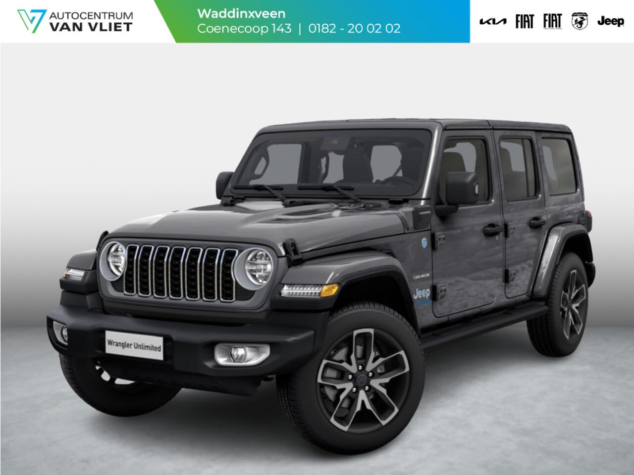 Jeep WRANGLER Unlimited 4xe 380 Sahara | MY25 | 22" Brute velgen | Geel kenteken !