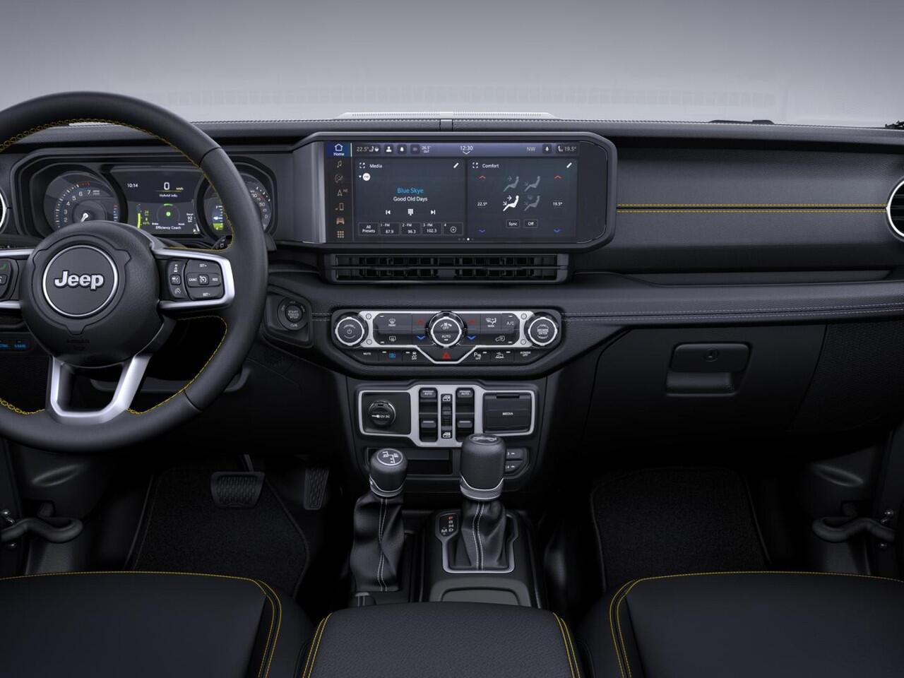 Jeep WRANGLER Unlimited 4xe 380 Sahara | MY25 | 22" Brute velgen | Geel kenteken !