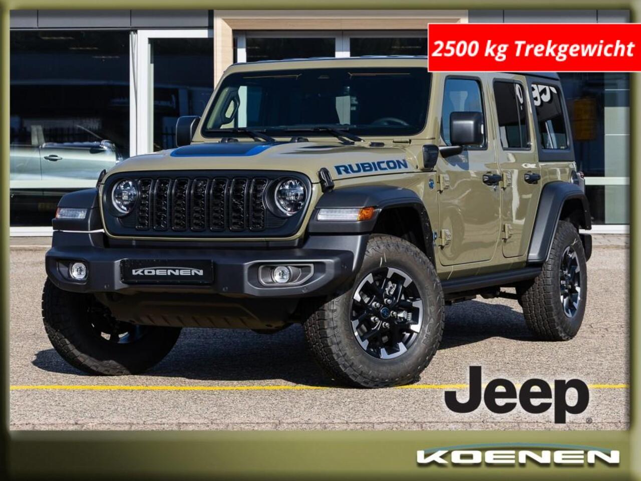 Jeep WRANGLER 4xE 380pk Auto. 4x4 RUBICON 1941 2500 KG Trekgewicht