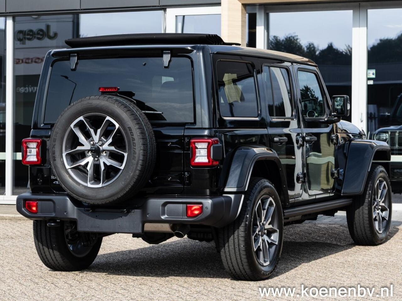 Jeep WRANGLER 4xE Sahara 4wd Auto. 20 LM / SKY ONE SOFTTOP / 2500 KG Trekgewicht