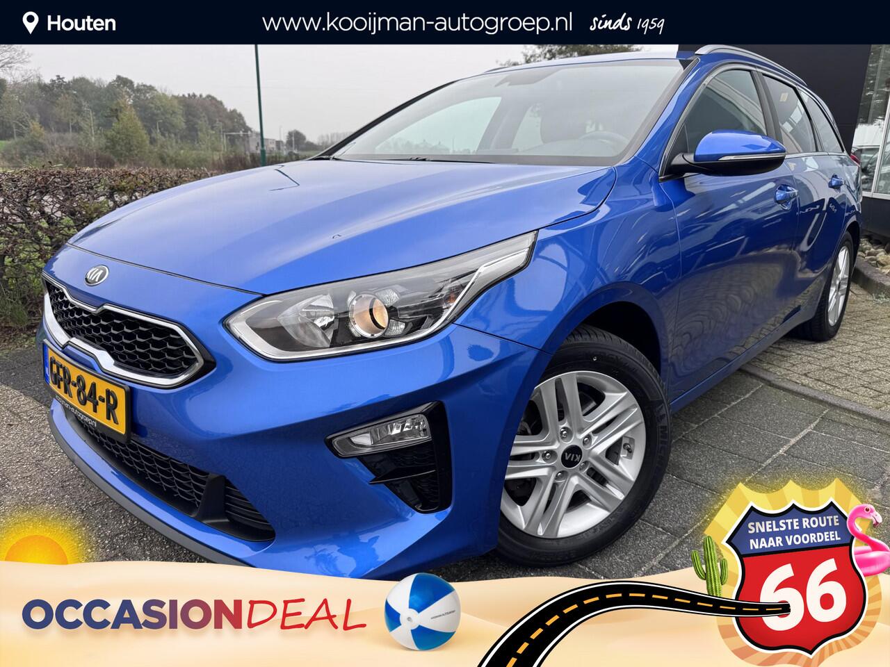 KIA CEE D Ceed Sportswagon 1.0 T-GDi DynamicLine | Half lederen bekleding | Apple Carplay/Android Auto | Cruise control | Achteruitrij camera | Elektr. climate control | Spraak bediening | Start/Stop systeem |