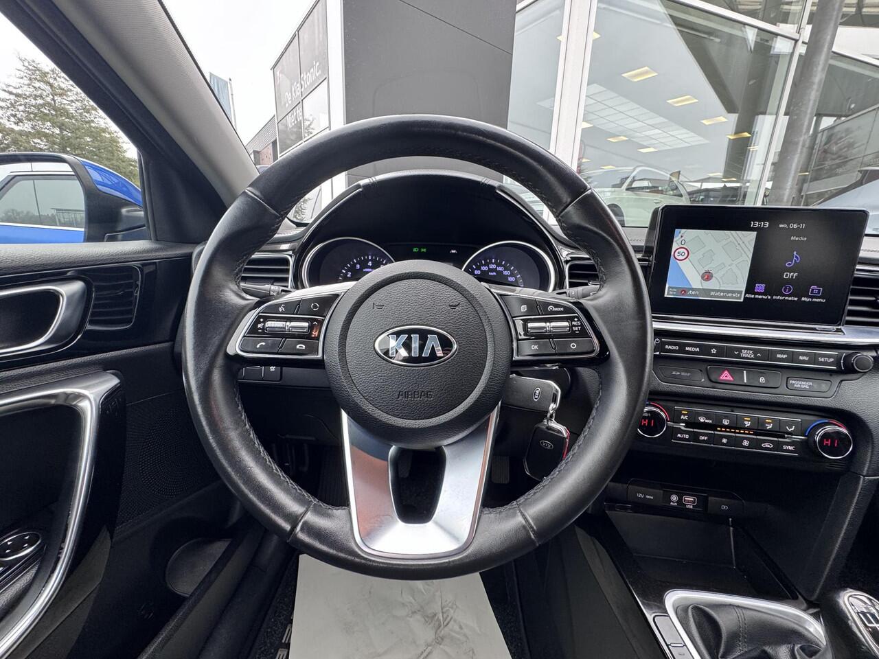 KIA CEE D Ceed Sportswagon 1.0 T-GDi DynamicLine | Half lederen bekleding | Apple Carplay/Android Auto | Cruise control | Achteruitrij camera | Elektr. climate control | Spraak bediening | Start/Stop systeem |