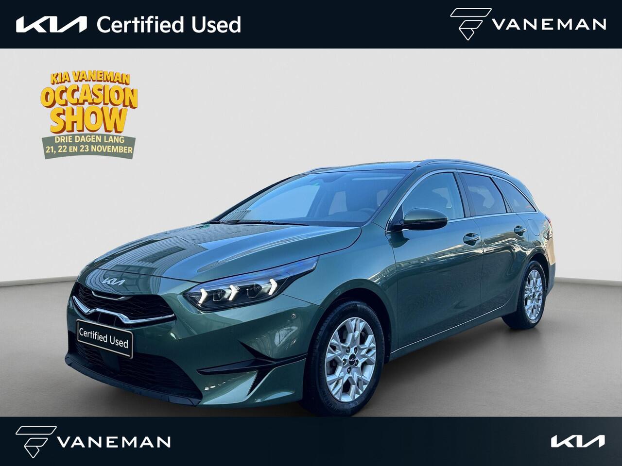 KIA CEE D Ceed Sportswagon 1.0 T-GDi DynamicPlusLine Camera | Navi | H-Leder | Stuur-/Stoelverwarming | Clima | Key-Less | Apple CarPlay/Android Auto | PDC | Cruise | LED |