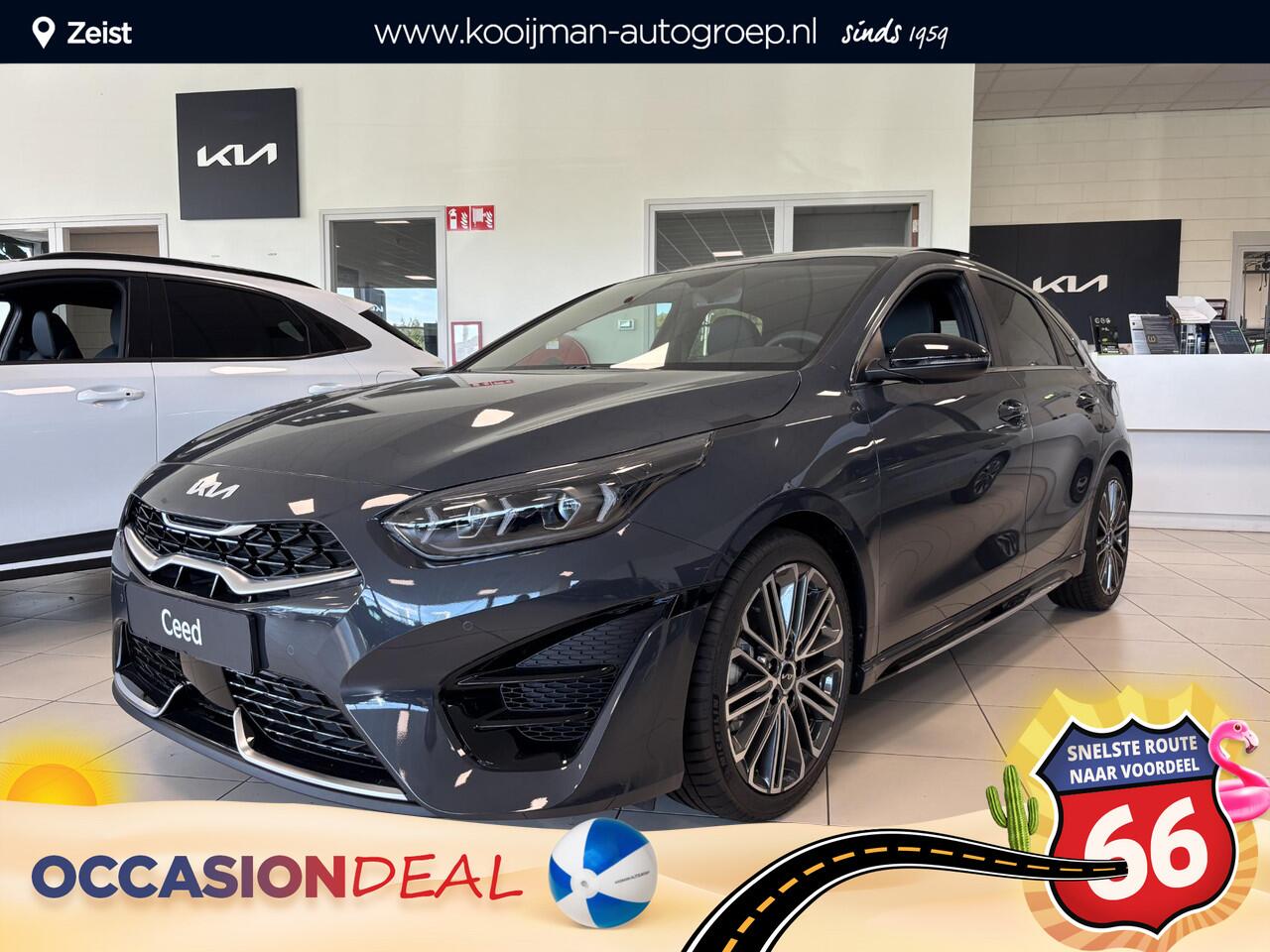 KIA CEE D Ceed 1.5 T-GDi GT-PlusLine Electr. schuif-kantel dak | Stoel verwarming | Stuurverwarming | Suède sportstoelen met GT-Line logo's |Elektrisch verstelbare bestuurdersstoel met geheugenfunctie