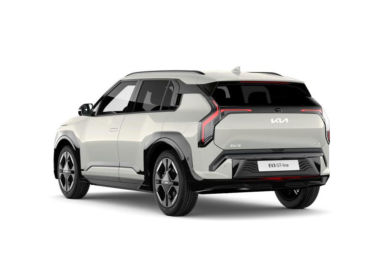 KIA EV3 GT-PlusLine 81.4 kWh | Schuif/kanteldak | Stoel&Stuur Verw. | Camera | Adapt. Cruise | HUD | 19" | Keyless