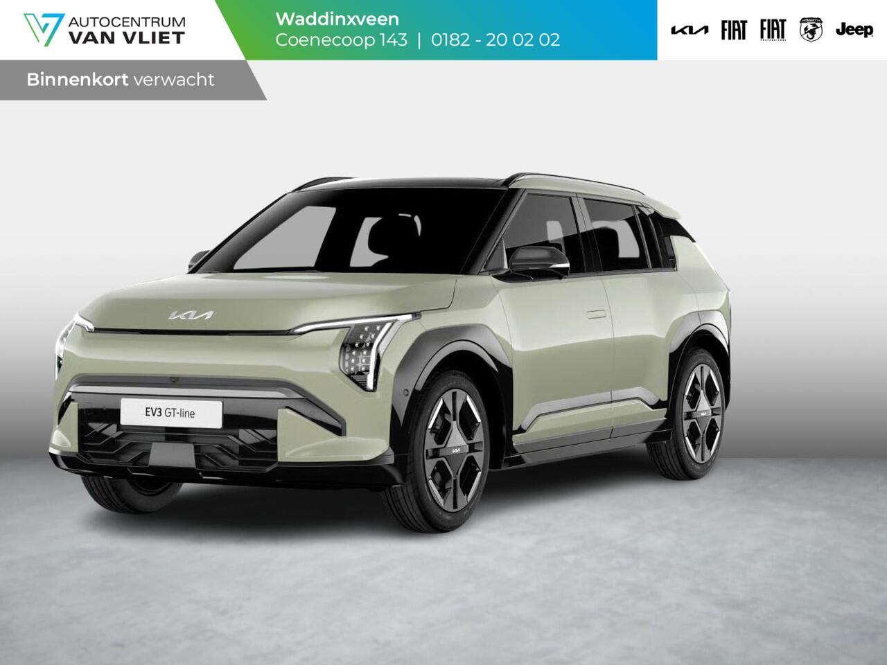 KIA EV3 GT-PlusLine 81.4 kWh | Schuif/kanteldak | Stoel&Stuur Verw. | Camera | Adapt. Cruise | HUD | 19" | Keyless