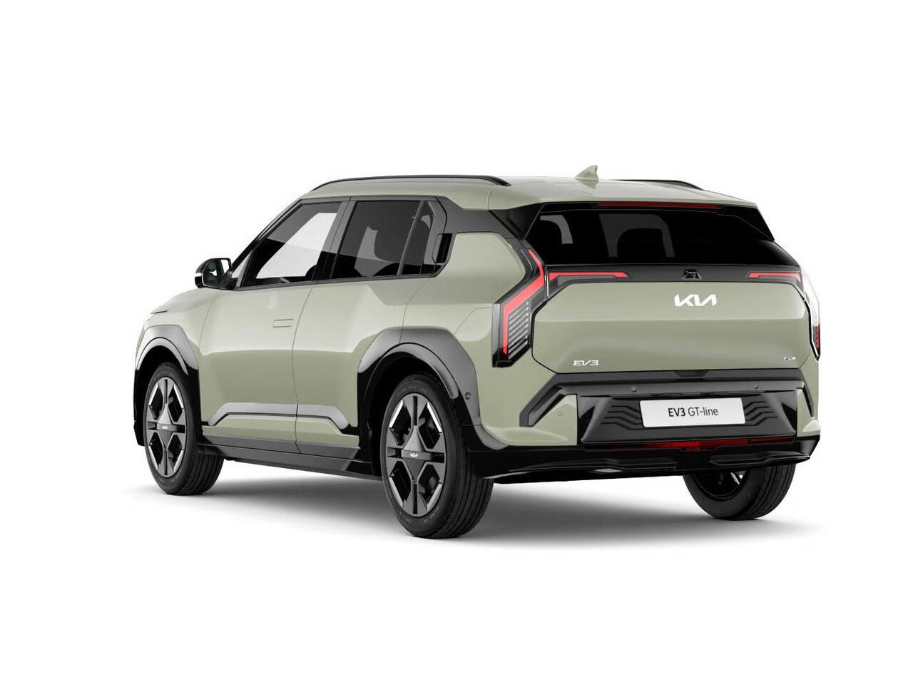 KIA EV3 GT-PlusLine 81.4 kWh | Schuif/kanteldak | Stoel&Stuur Verw. | Camera | Adapt. Cruise | HUD | 19" | Keyless