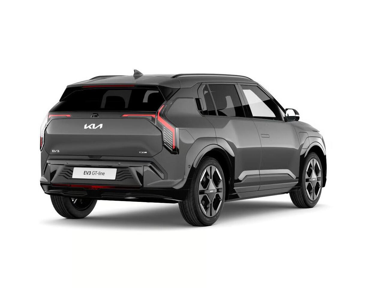 KIA EV3 GT-PlusLine 81.4 kWh | Schuif/kanteldak | Stoel&Stuur Verw. | Camera | Adapt. Cruise | HUD | 19" | Keyless