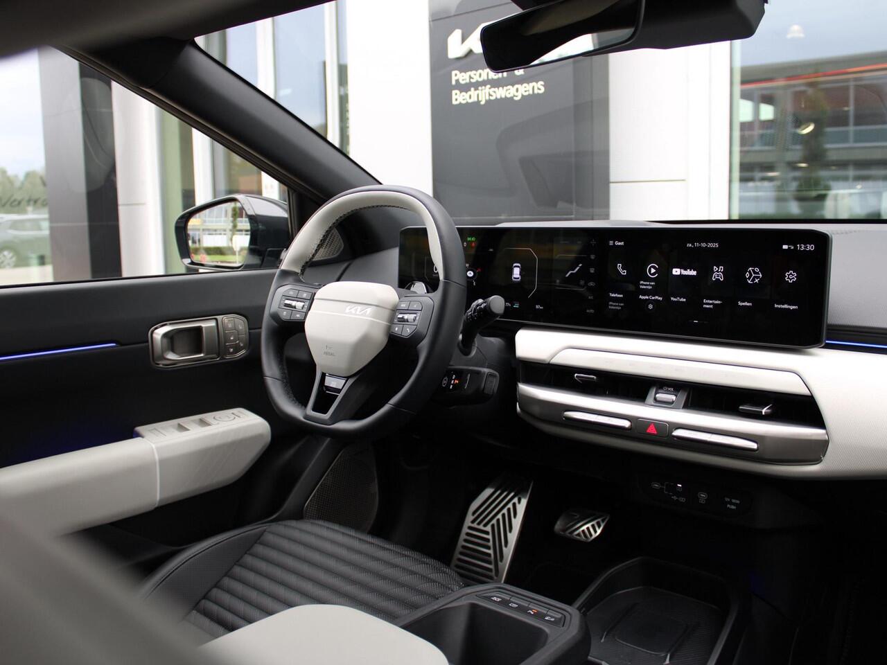 KIA EV4 GT-PlusLine 81.4 kWh Direct Leverbaar | HUD | Harman Kardon | Pano dak | Stoel en stuurverwarming | Geheugenfunctie bestuurdersstoel |