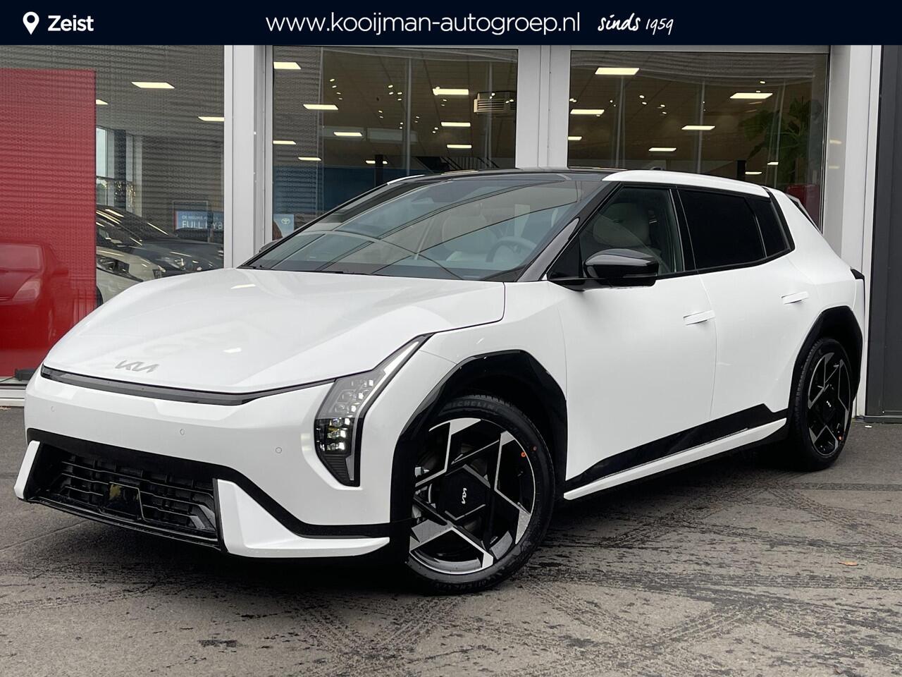 KIA EV4 GT-Line 81.4 kWh Nu Rijklaar voor ¤. 44.295,= inclusief lopende Kia acties! in de kleur Parelmoer Wit !