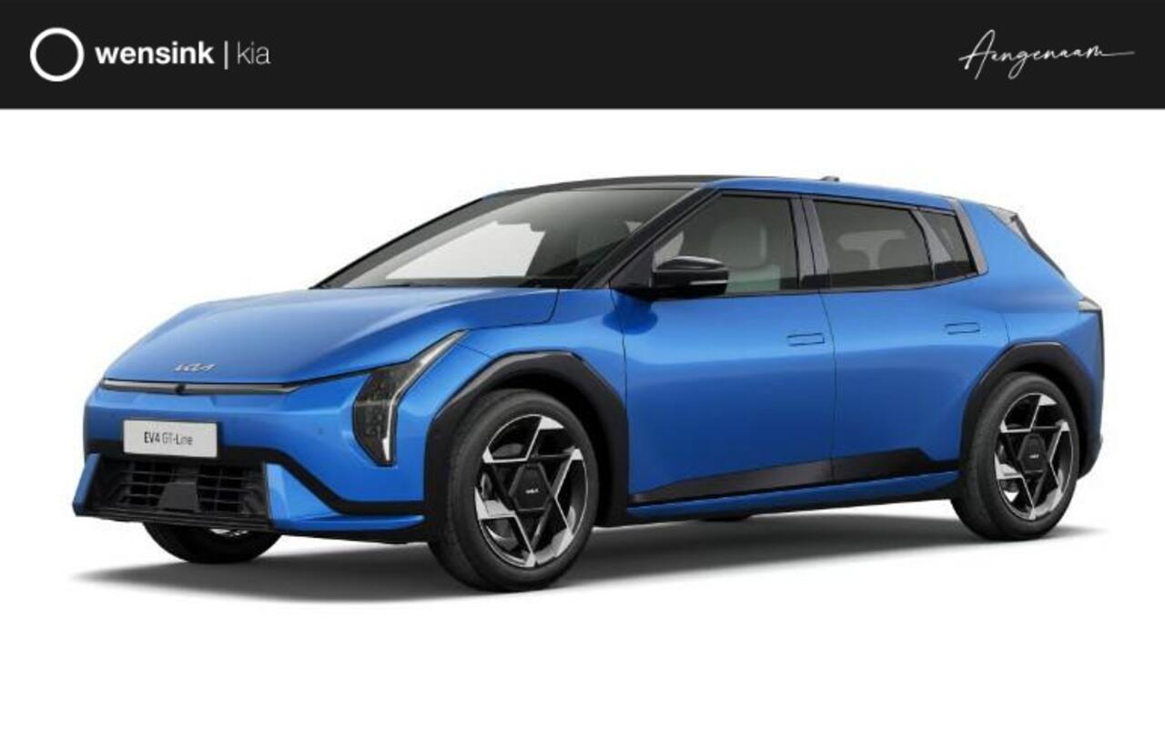 KIA EV4 GT-Line Business Edition 81.4 kWh | Adaptieve cruise control | Stoel- en stuurwielverwarming | Achteruitrijcamera | 19" LM velgen GT-Line | LED-koplampen |