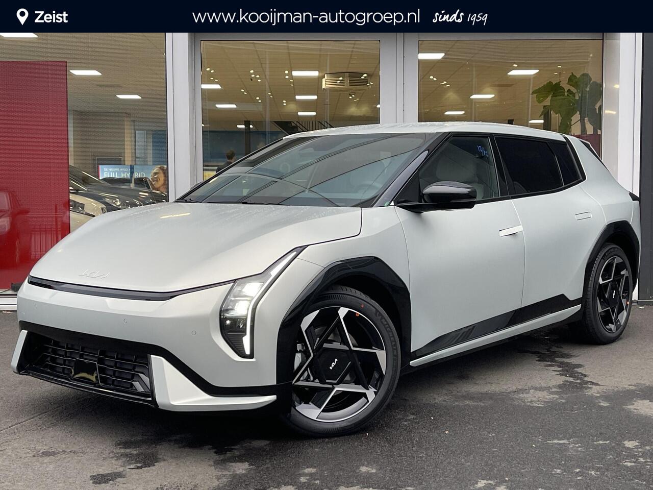 KIA EV4 GT-Line Business Edition 81.4 kWh Direct uit voorraad Leverbaar in de kleur MATTE Ivory Silver