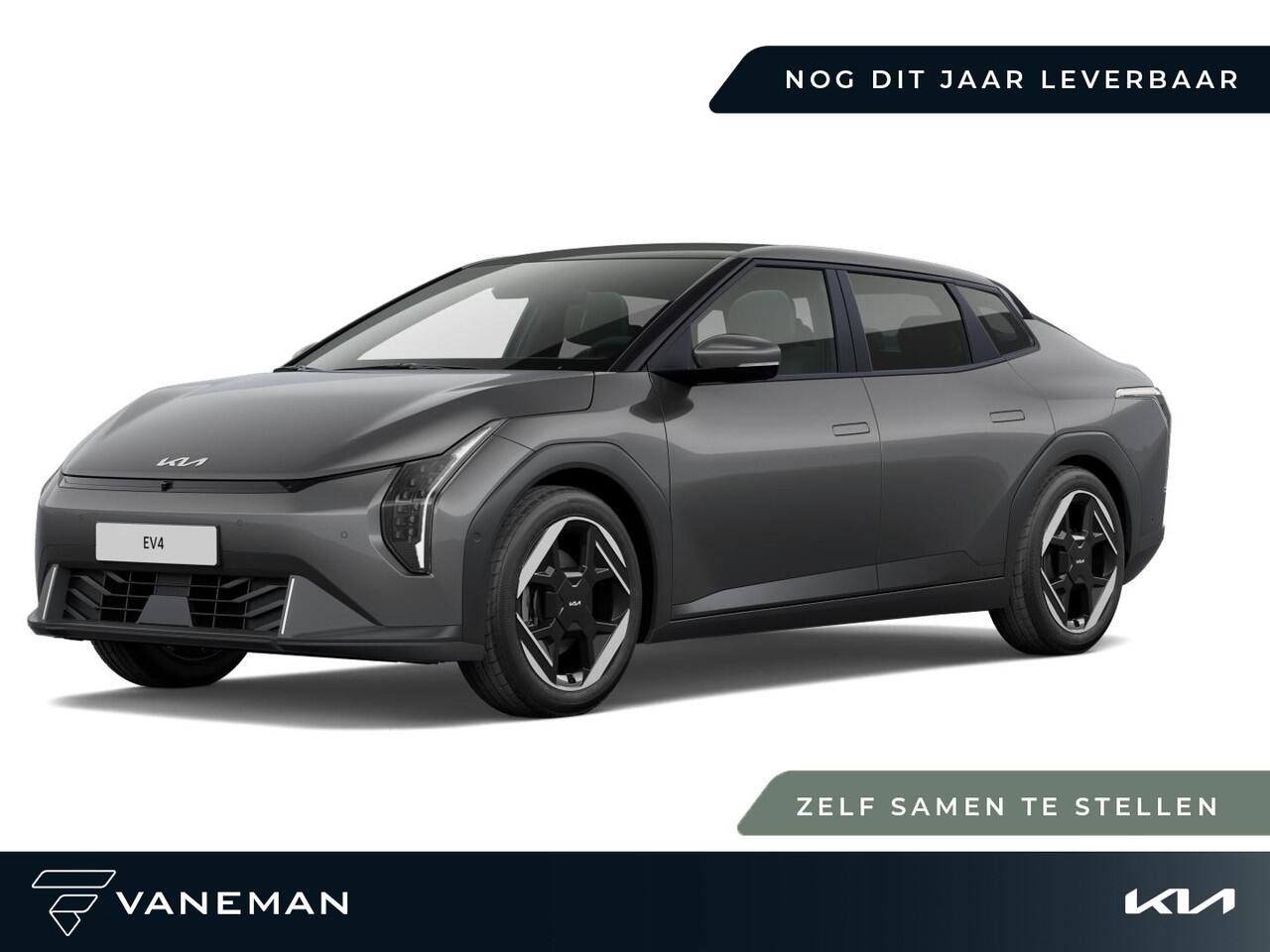 KIA EV4 Fastback Plus Advanced 81.4 kWh | Apple Carplay/Android Auto | Tijdelijk gratis Metallic Lak t.w.v. ¤ 895,- | Zelf samenstellen