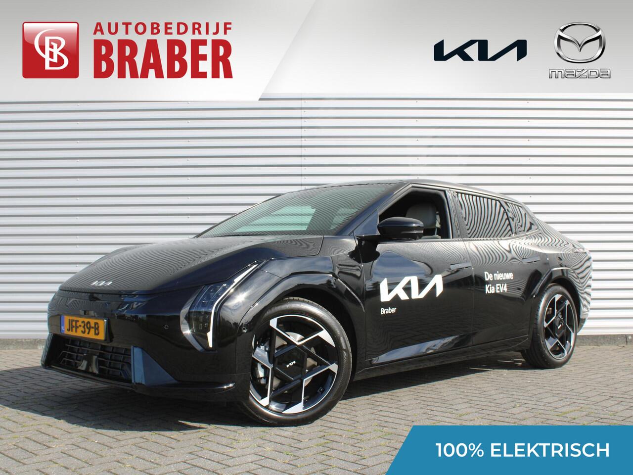 KIA EV4 Fastback GT-PlusLine 81.4 kWh | Schuifdak | Stuur-/stoelverwarming + ventilatie | Camera rondom | Elek. stoelverstelling | Leer | HUD | LED | 19" LM |