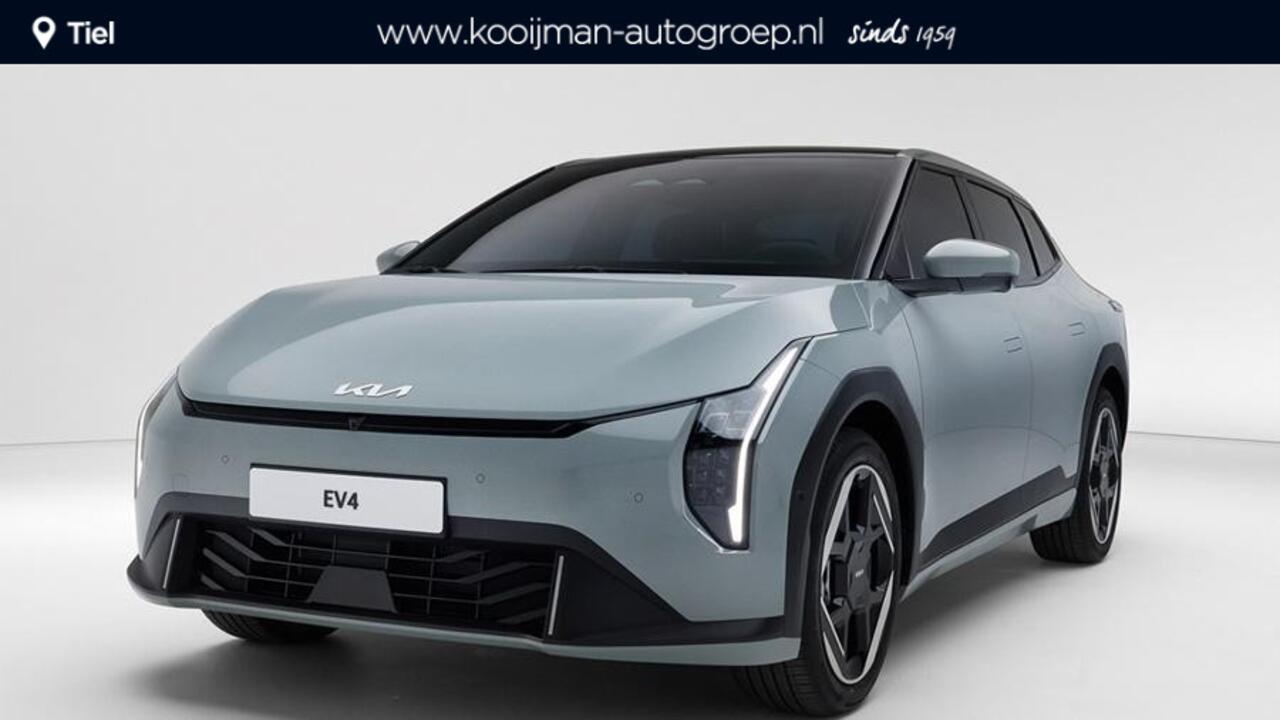 KIA EV4 Fastback Plus Advanced 81.4 kWh Exclusieve ACTIE! meerdere kleuren uit voorraad leverbaar: 0344-611400