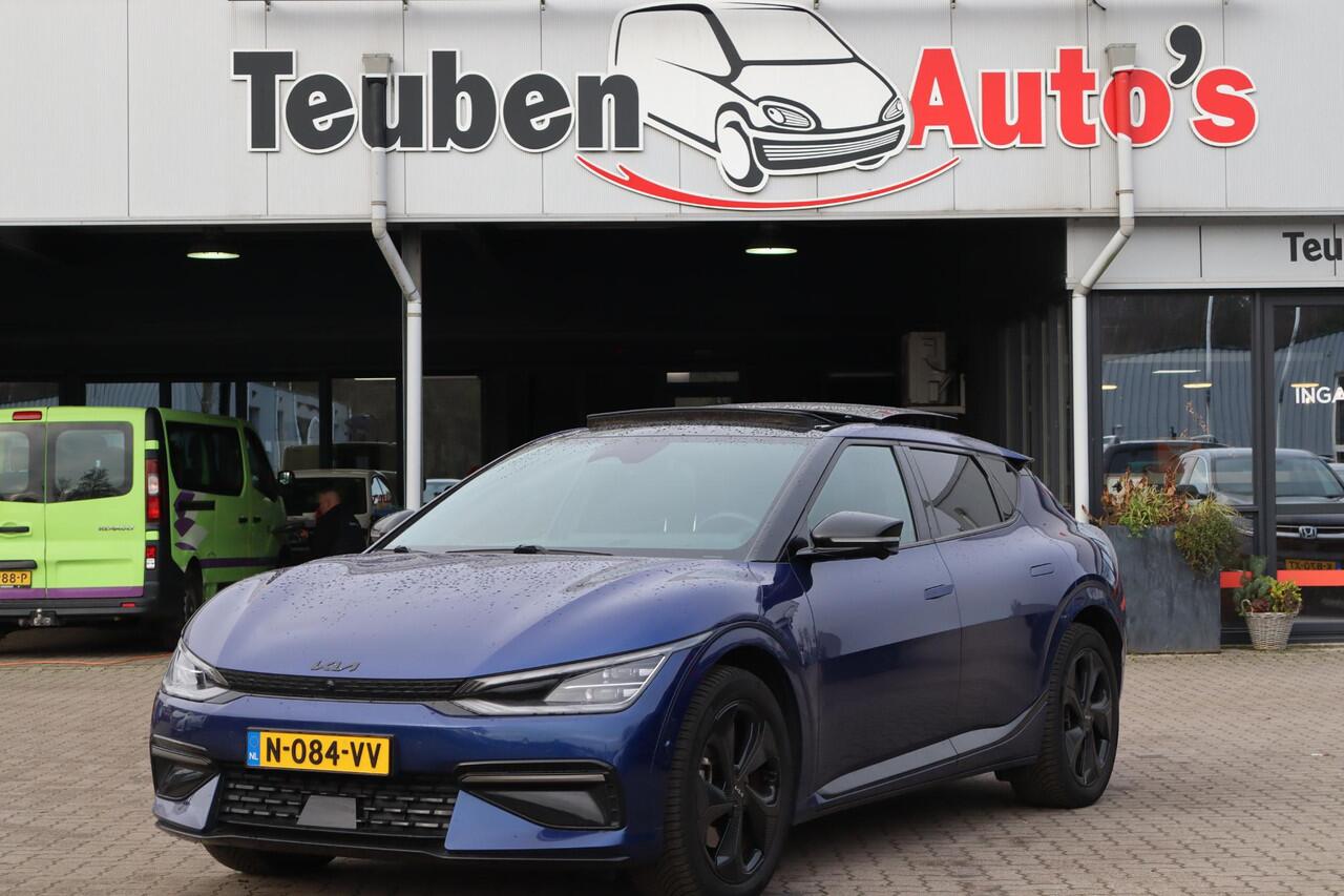 KIA EV6 GT-Line 77.4 kWh BTW Auto, SOH 92.8%, Panoramadak, Schuif- kanteldak, Cruise control, 360 Camera, Stoel- en stuurverwarming, Stoel ventilatie