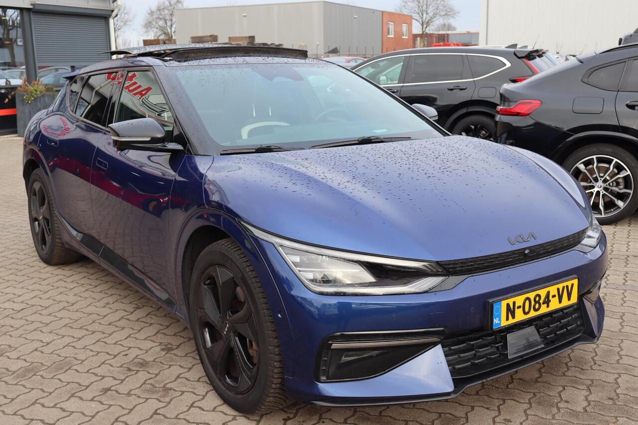 KIA EV6 GT-Line 77.4 kWh BTW Auto, SOH 92.8%, Panoramadak, Schuif- kanteldak, Cruise control, 360 Camera, Stoel- en stuurverwarming, Stoel ventilatie