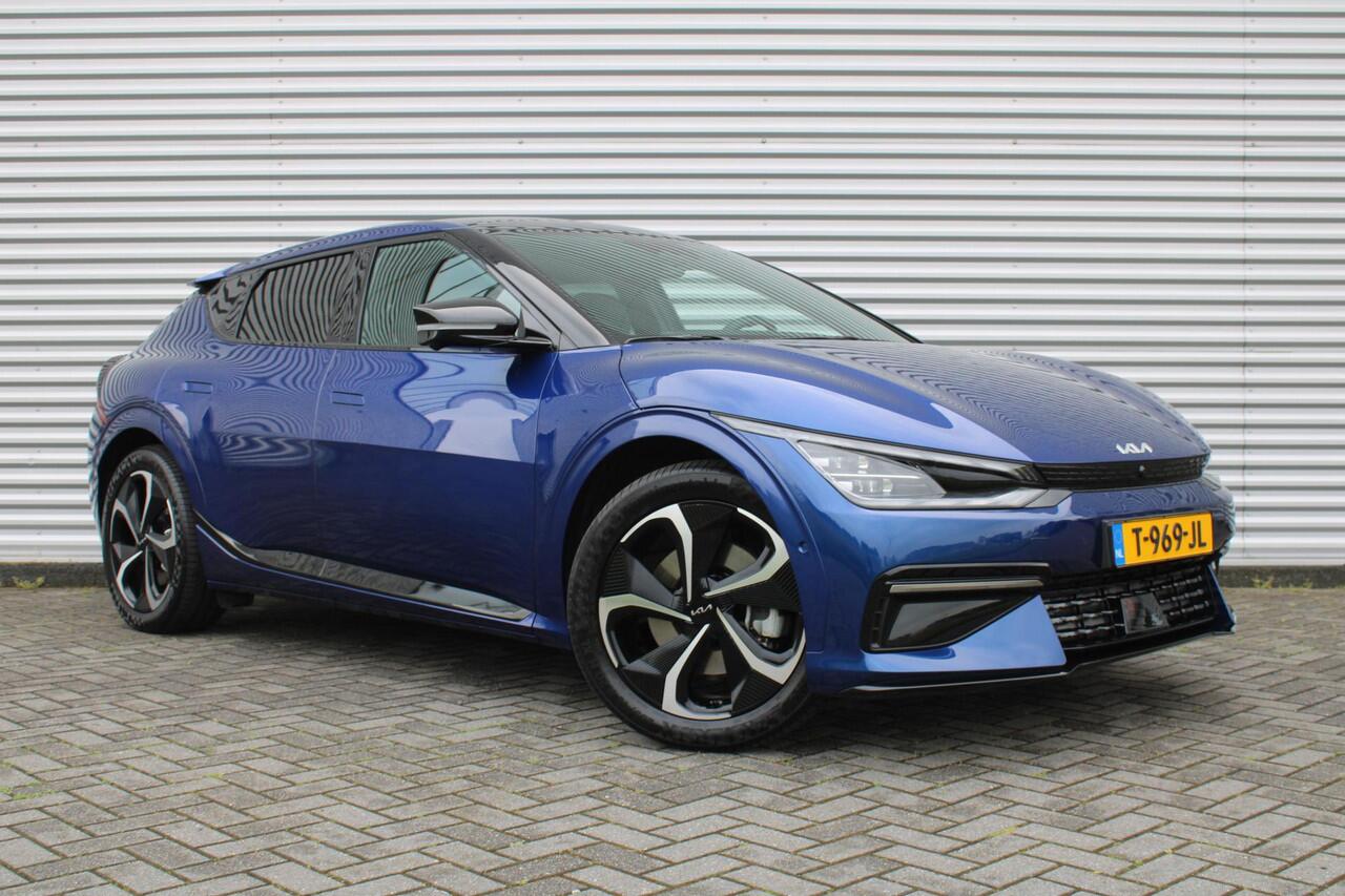 KIA EV6 GT-Line AWD 77.4 kWh | 325 PK | Stuur-/stoelverwarming + ventilatie | Camera rondom | Pano | Elek. stoelverstelling + achterklep | 20" LM | HUD |