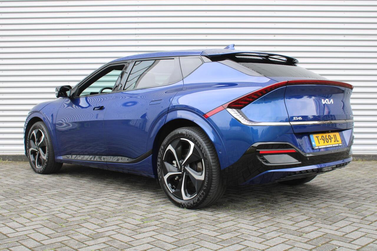 KIA EV6 GT-Line AWD 77.4 kWh | 325 PK | Stuur-/stoelverwarming + ventilatie | Camera rondom | Pano | Elek. stoelverstelling + achterklep | 20" LM | HUD |