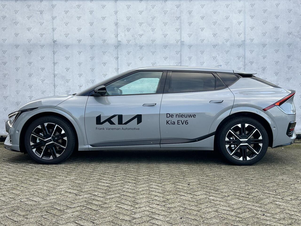 KIA EV6 GT Line 84 kWh Automaat | Pano | HUD | MeridianSound | 360-Camera | Alcantara/Leder | Memory Seats | Stoelverkoeling | Apple Carplay & Android Auto |