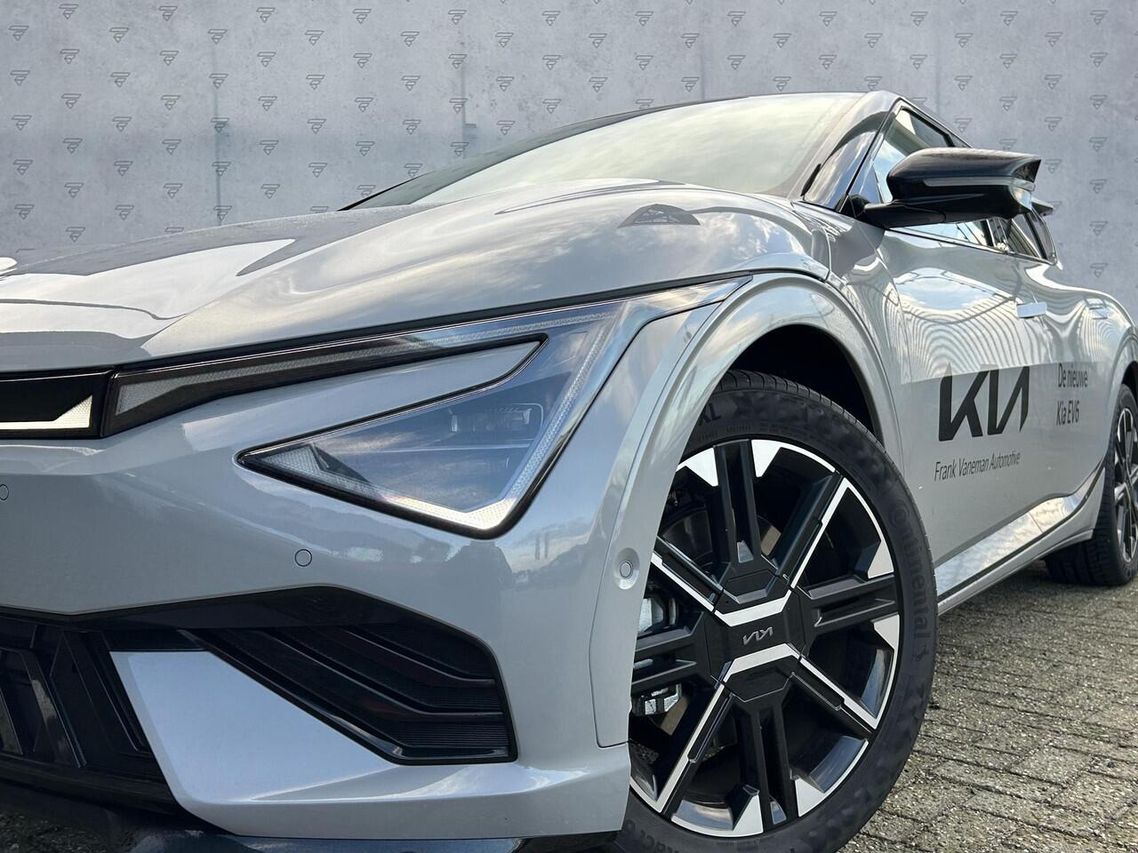 KIA EV6 GT Line 84 kWh Automaat | Pano | HUD | MeridianSound | 360-Camera | Alcantara/Leder | Memory Seats | Stoelverkoeling | Apple Carplay & Android Auto |