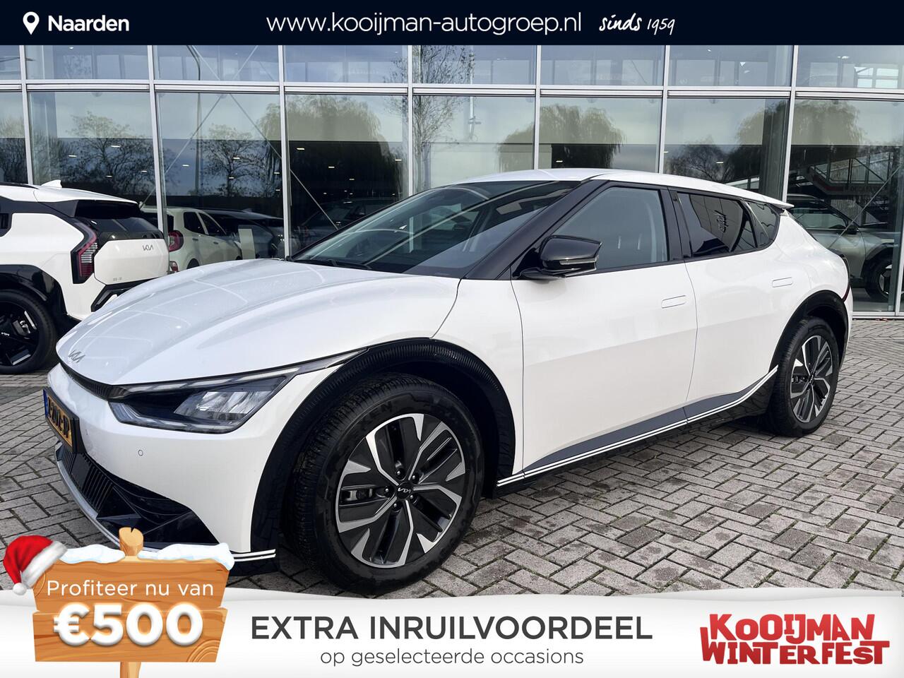 KIA EV6 Plus 77.4 kWh | BTW | Stoel en Stuurverwarming | Elektrische stoelen incl. geheugenfunctie | Trekhaak | Elektrische achterklep | 1e Eigenaar | 17% bijtelling