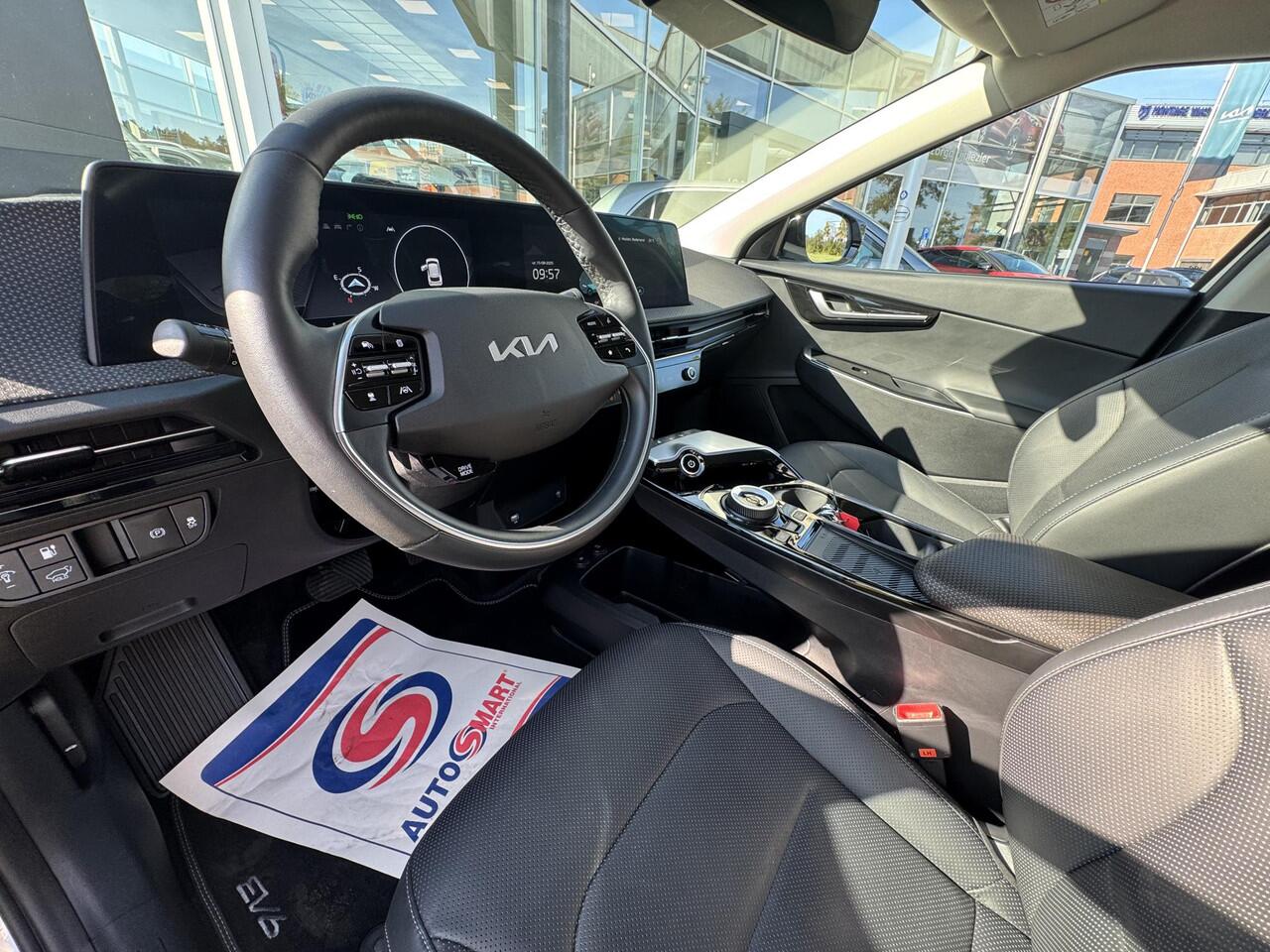 KIA EV6 Edition Advanced 77.4 kWh , Parelmoerwit, 800V, Verwarmbare voorstoelen, BTW-auto, Enz...