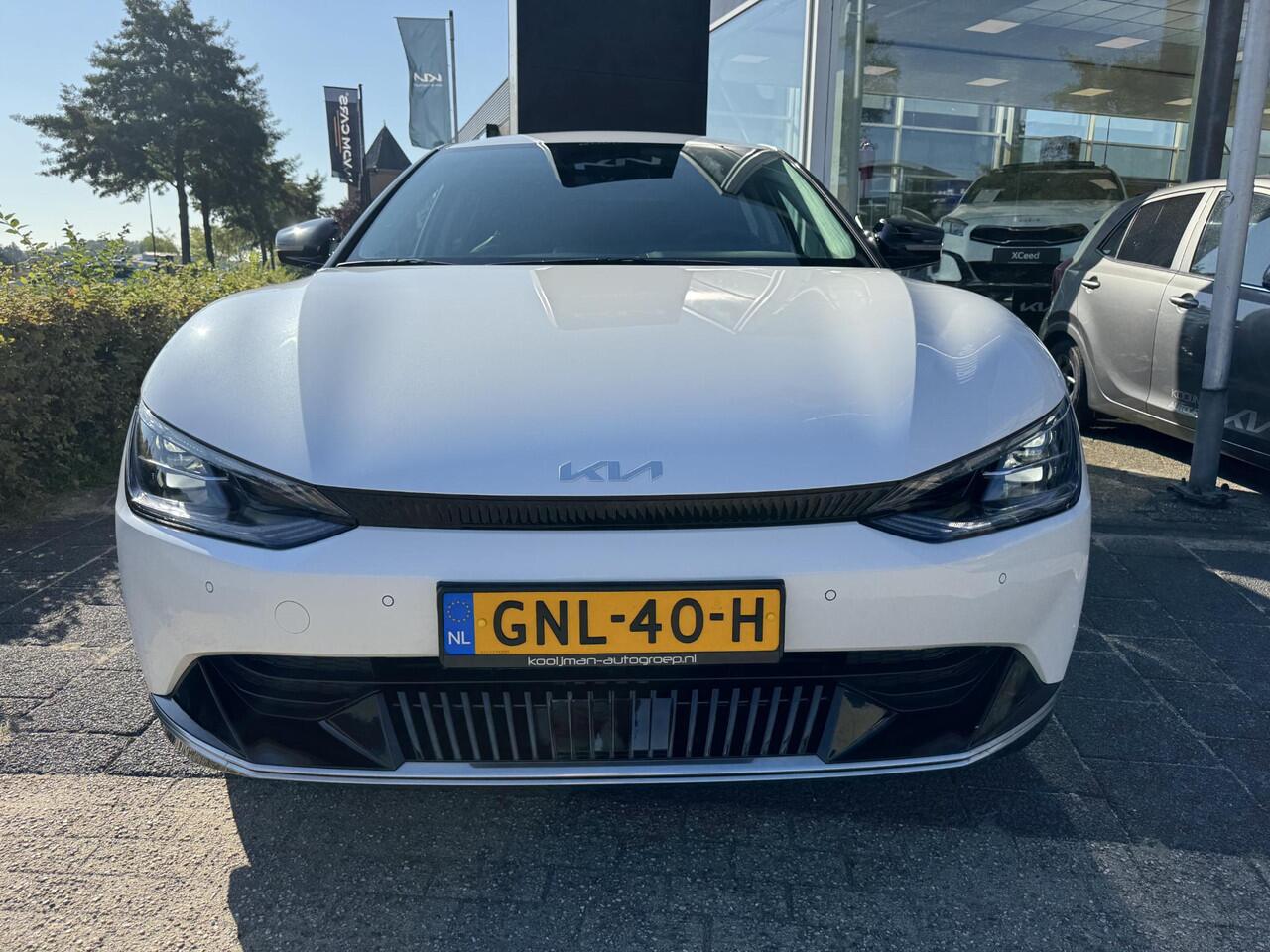 KIA EV6 Edition Advanced 77.4 kWh , Parelmoerwit, 800V, Verwarmbare voorstoelen, BTW-auto, Enz...