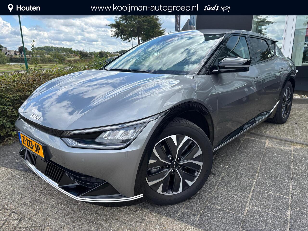 KIA EV6 Plus 77.4 kWh Trekhaak, 800 Volt, Stoelventilatie/verwarming, Warmtepomp, BTW-Auto, Lederen bekleding, Enz..