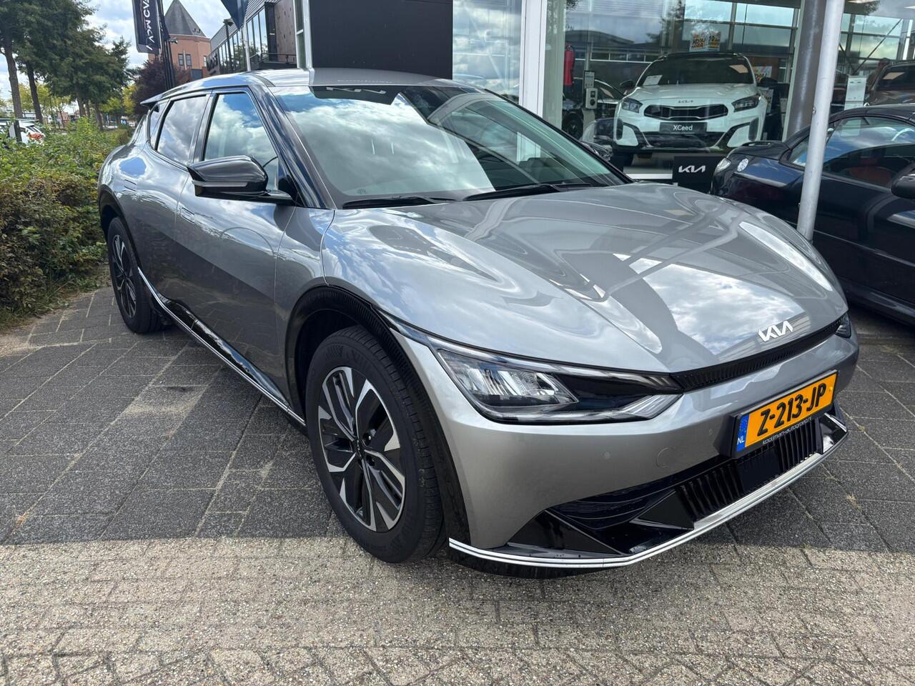 KIA EV6 Plus 77.4 kWh Trekhaak, 800 Volt, Stoelventilatie/verwarming, Warmtepomp, BTW-Auto, Lederen bekleding, Enz..