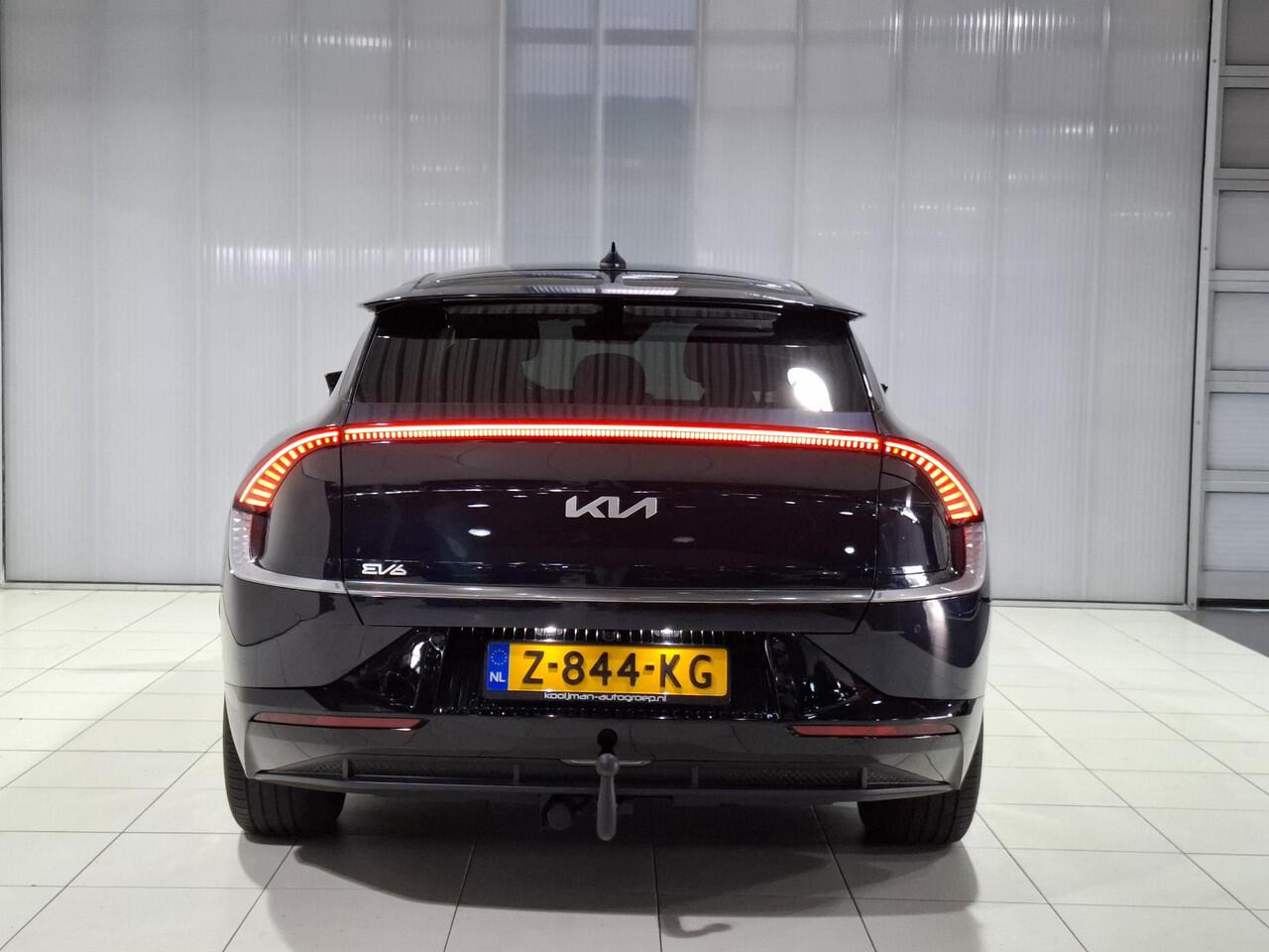 KIA EV6 Plus 77.4 kWh Btw auto, NL auto, Apple Carplay/Android Auto, Navigatie, Stoel en stuur verwarming. TREKHAAK