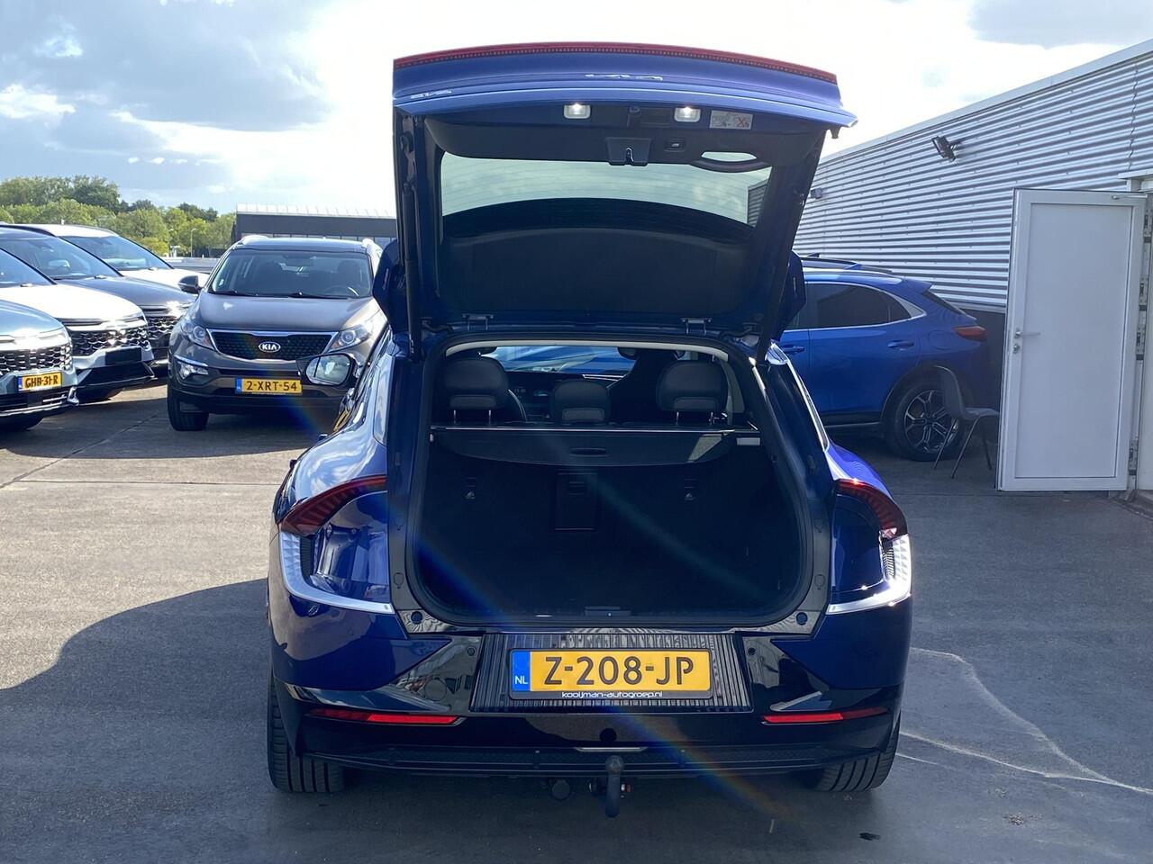 KIA EV6 Plus 77.4 kWh Trekhaak 13-polig, stoel ventilatie, stuur- & stoelverwarming, achterbank verwarmd, parkeersensoren, adaptieve cruise control, navigatie Apple CarPlay/Android Auto