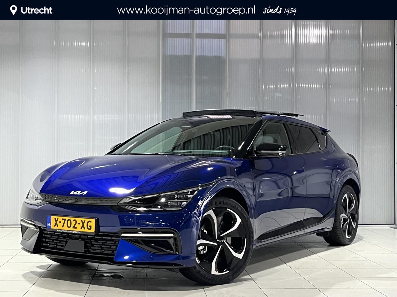 KIA EV6 GT-Line AWD 77.4 kWh 325PK, 360° Camera, Stoel en Stuur verwarming, Apple Carplay/Android Auto, Navigatie.