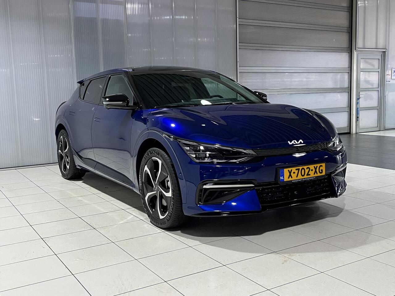 KIA EV6 GT-Line AWD 77.4 kWh 325PK, 360° Camera, Stoel en Stuur verwarming, Apple Carplay/Android Auto, Navigatie.