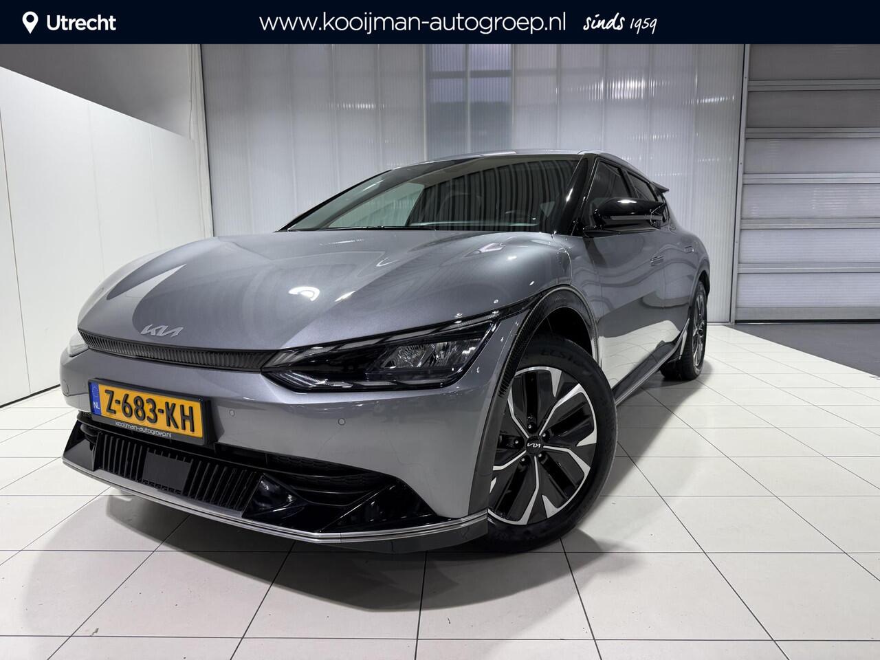 KIA EV6 Plus 77.4 kWh Trekhaak, Btw auto, NL auto, Apple Carplay/Android Auto, Navigatie, Stoel en stuur verwarming.