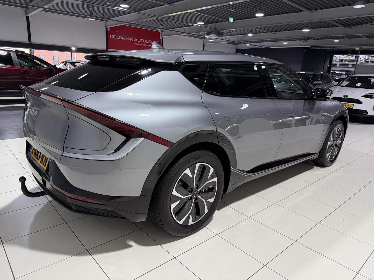 KIA EV6 Plus 77.4 kWh Trekhaak, Btw auto, NL auto, Apple Carplay/Android Auto, Navigatie, Stoel en stuur verwarming.