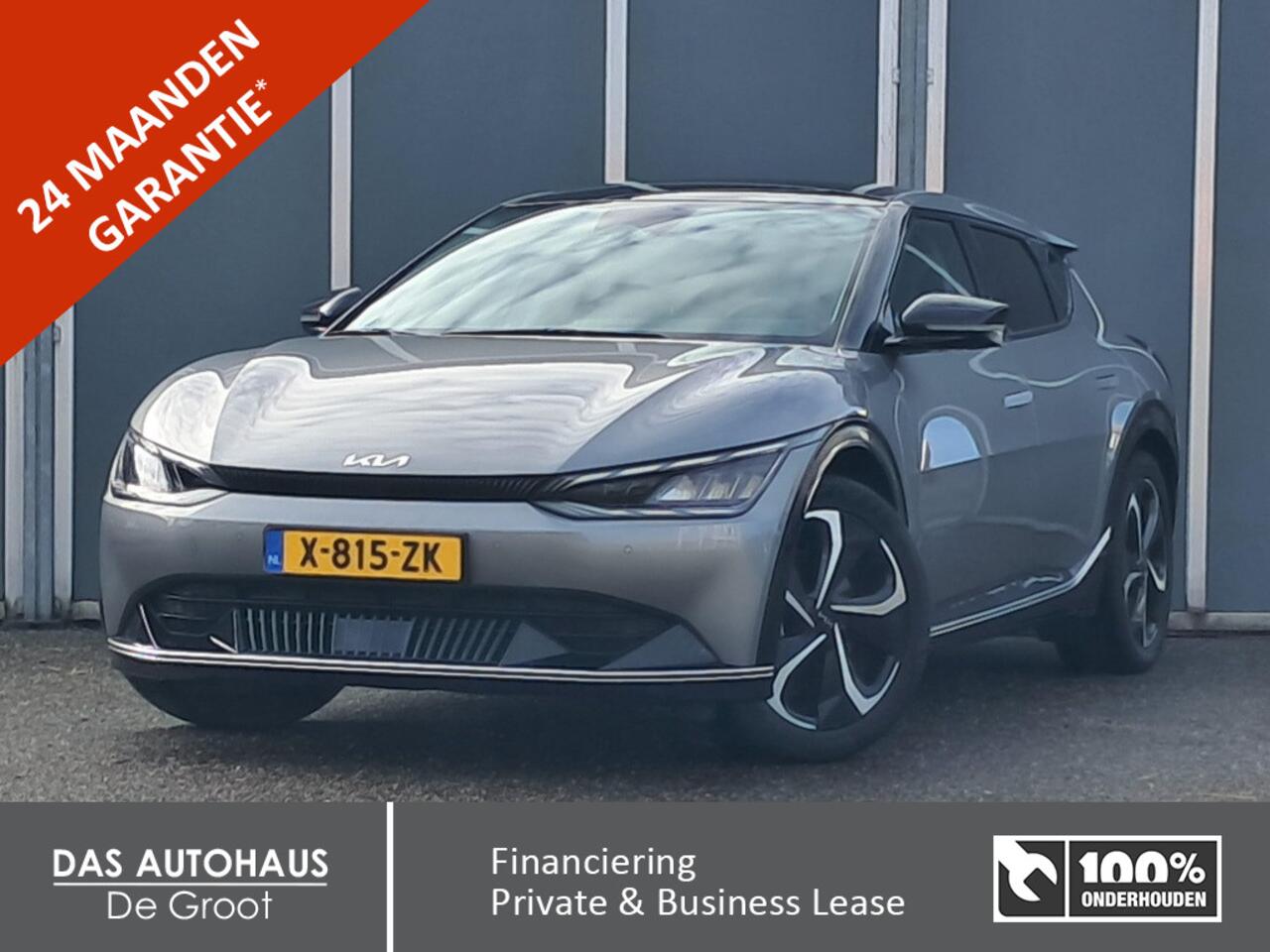 KIA EV6 Plus Advanced. 77.4 kWh | SOH 100% | Leer | Elk Stoel