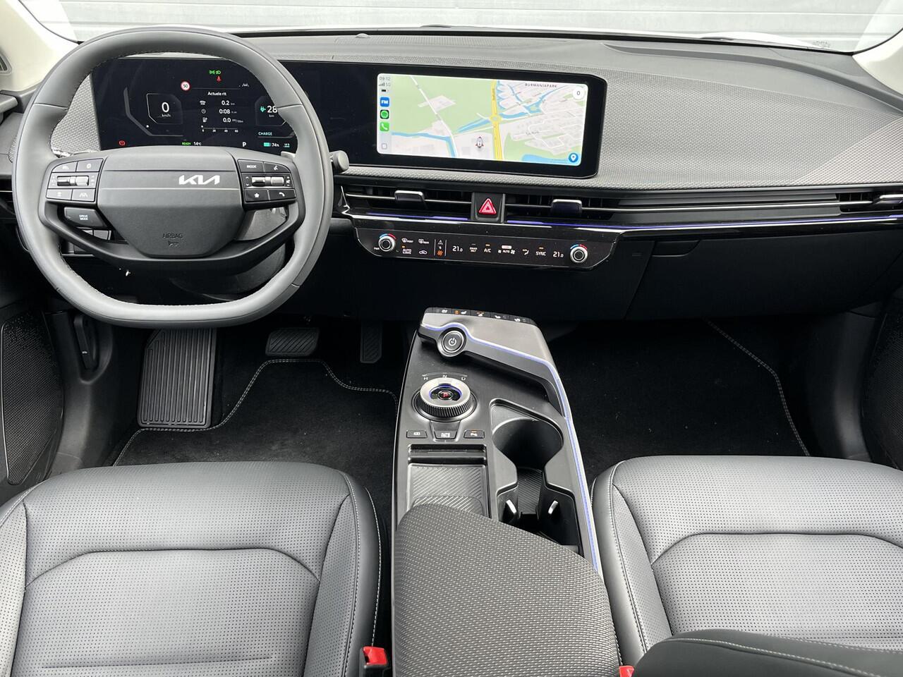 KIA EV6 Plus 84 kWh | Elekt. Stoelverstelling met geheugen | Stoelventilatie | Stoel/Stuurwielverwarming | Achterbank Verwaming | Elekt. Achterklep | Dodehoek Assistent |