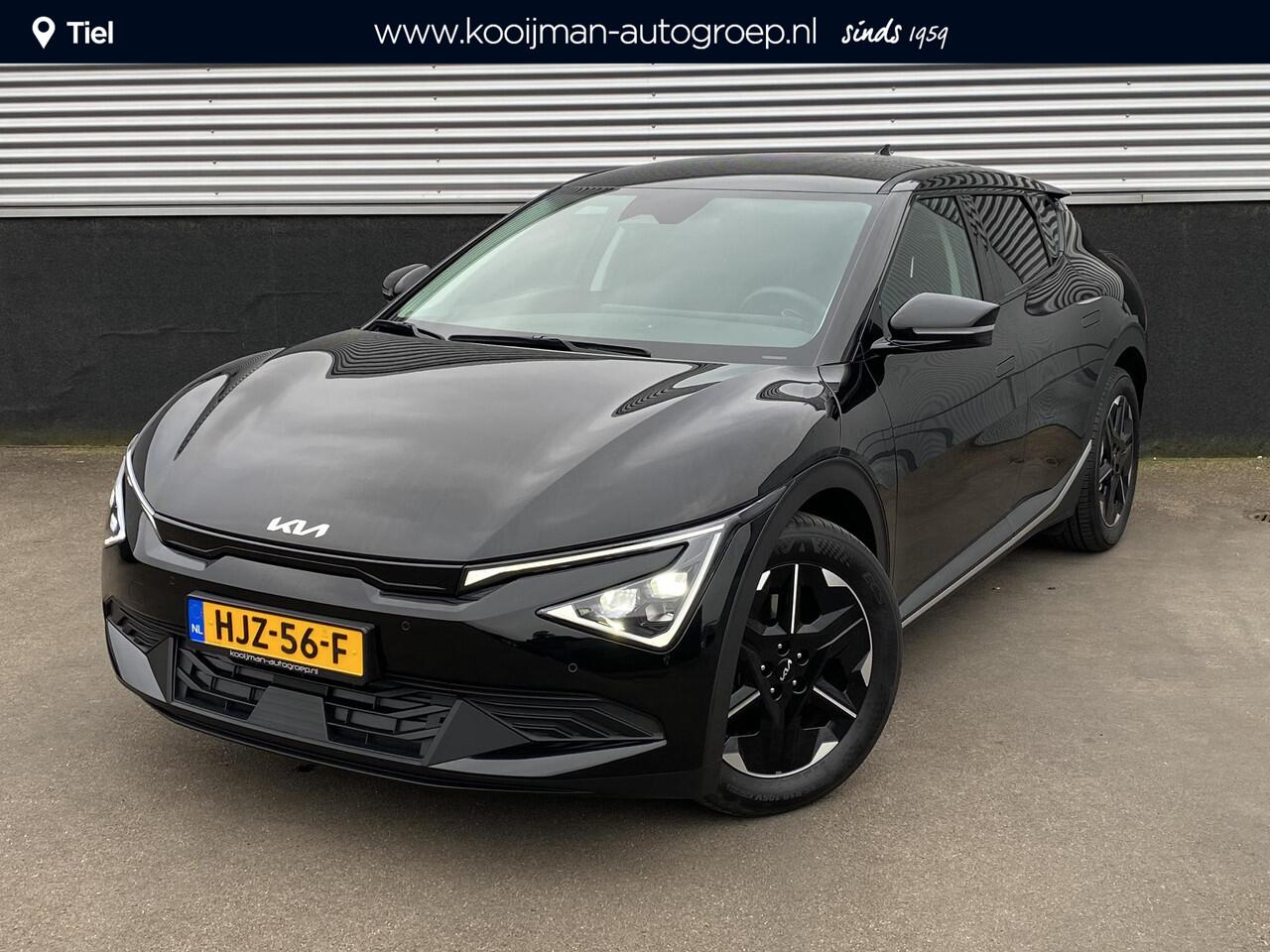 KIA EV6 Light Edition 63 kWh NL-auto, boekjes compleet, 1e eigen., Stoel- & stuurwielverwarming, navigatie, Apple CarPlay/Android Auto, adaptieve cruise control, keyless, PDC v&a, V2L