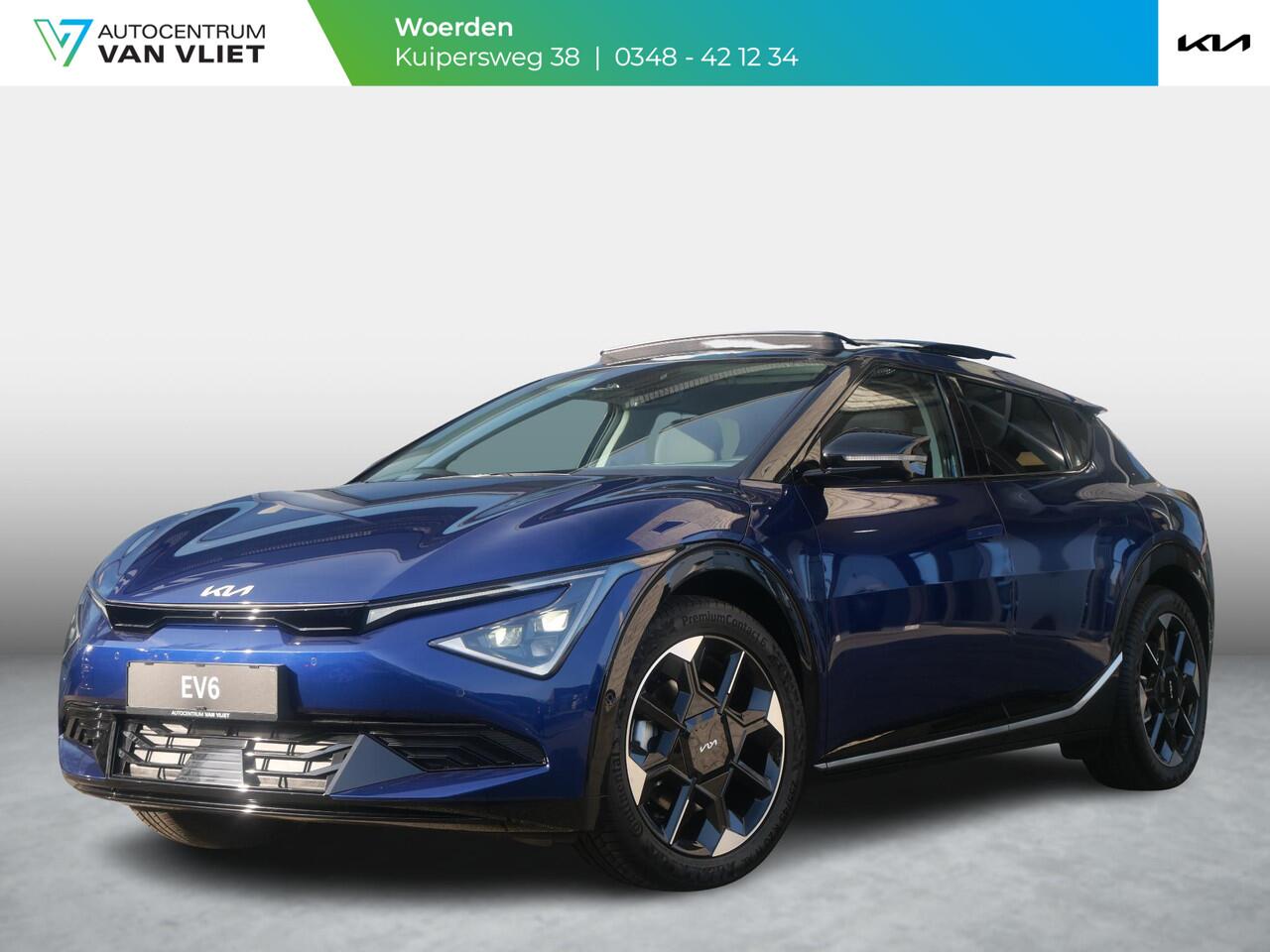 KIA EV6 Plus Advanced 84 kWh | SNEL LEVERBAAR | Schuifkantel dak | Stoel en stuurverwarming | Dode hoek assistentie |