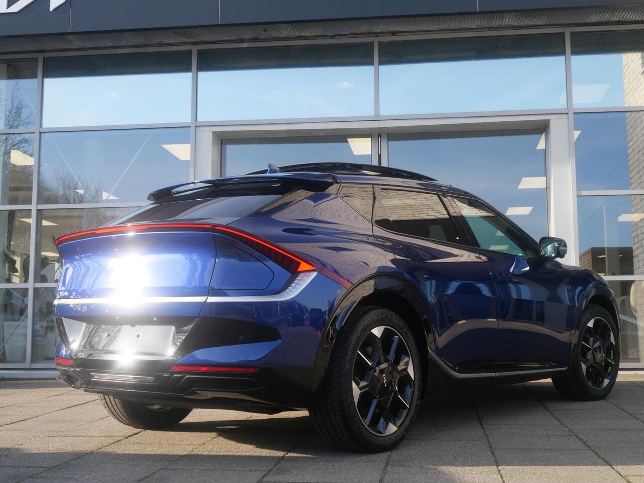 KIA EV6 Plus Advanced 84 kWh | SNEL LEVERBAAR | Schuifkantel dak | Stoel en stuurverwarming | Dode hoek assistentie |