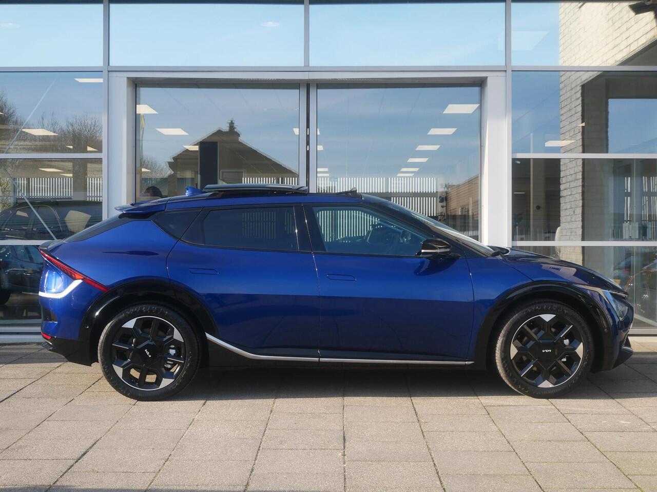 KIA EV6 Plus Advanced 84 kWh | SNEL LEVERBAAR | Schuifkantel dak | Stoel en stuurverwarming | Dode hoek assistentie |