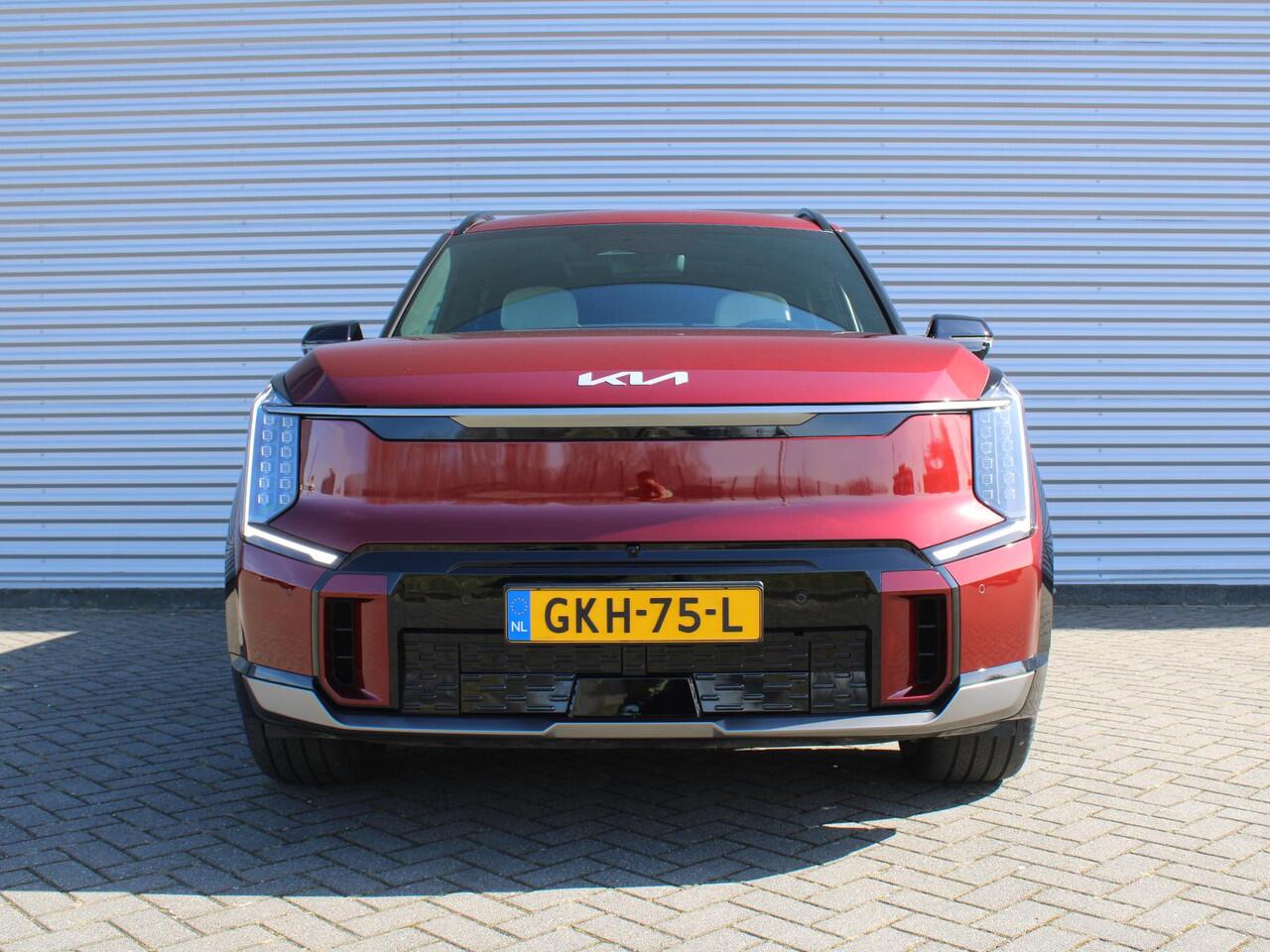 KIA EV9 GT-Line AWD 99.8 kWh | 7-zits | Stoelverwarming/ventilatie v+a | Camera rondom | Pano dak | HUD | Leer | 21" LM | 17% bijtelling |
