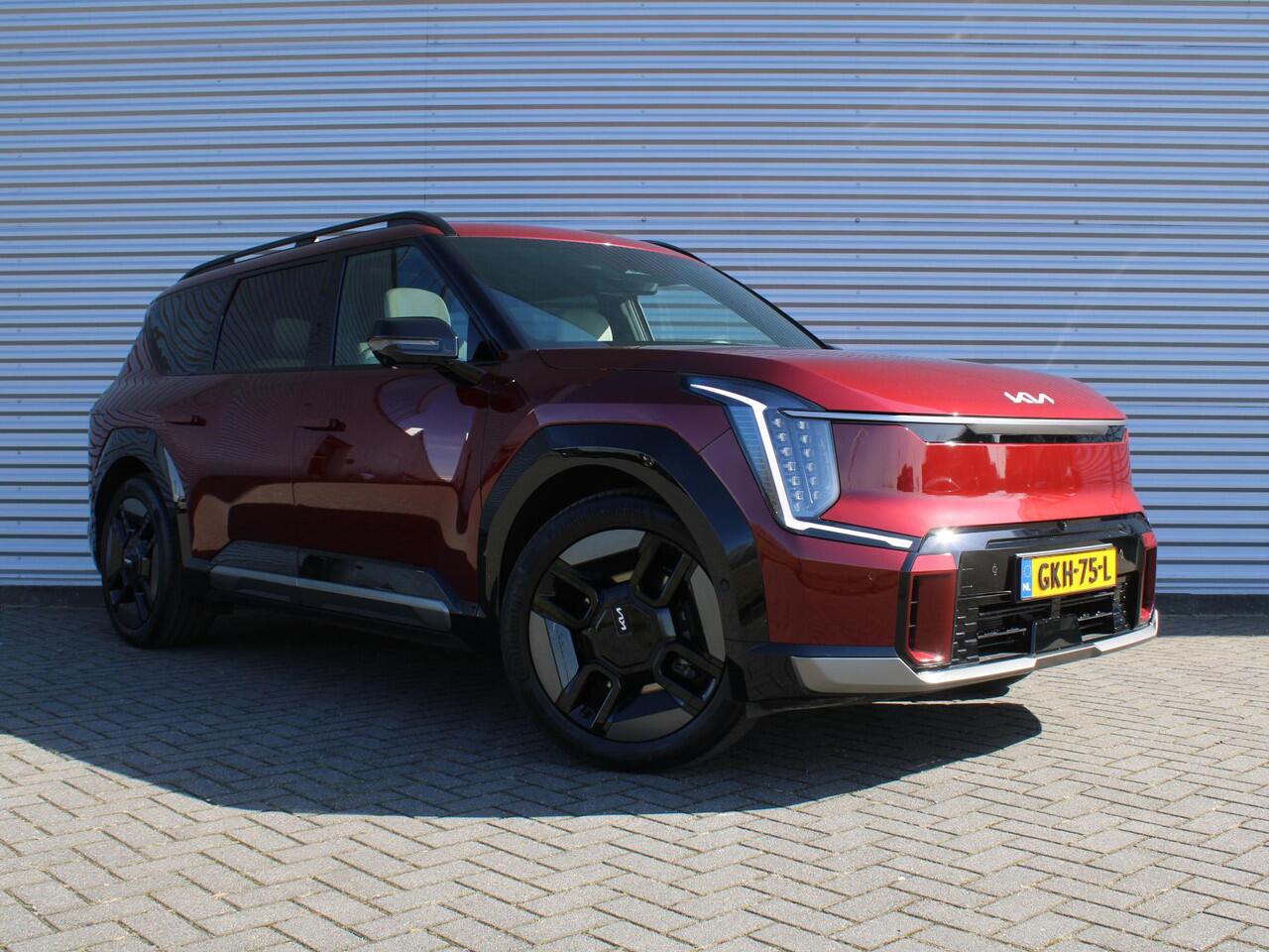 KIA EV9 GT-Line AWD 99.8 kWh | 7-zits | Stoelverwarming/ventilatie v+a | Camera rondom | Pano dak | HUD | Leer | 21" LM | 17% bijtelling |