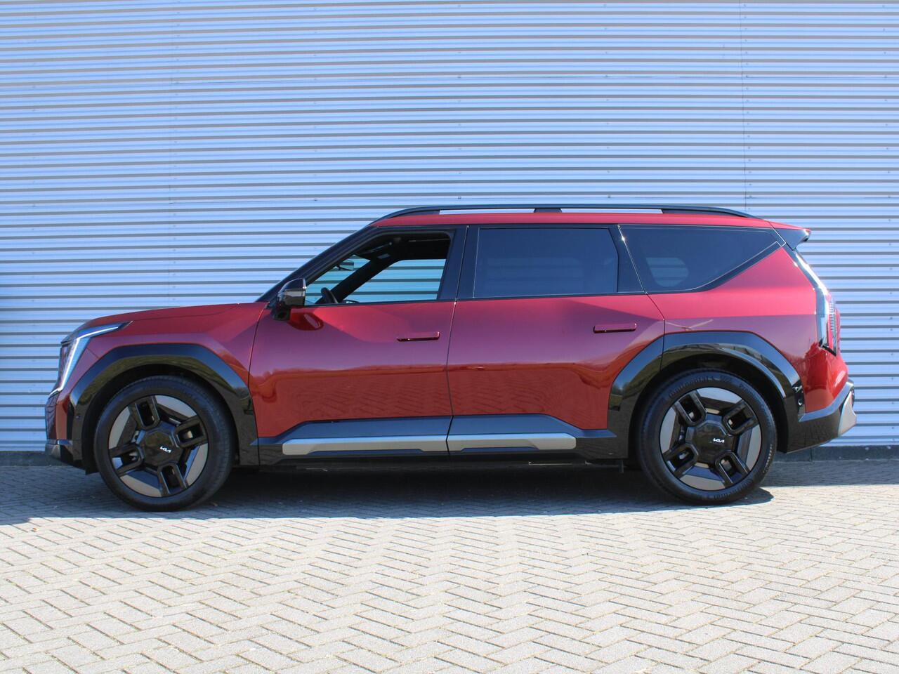 KIA EV9 GT-Line AWD 99.8 kWh | 7-zits | Stoelverwarming/ventilatie v+a | Camera rondom | Pano dak | HUD | Leer | 21" LM | 17% bijtelling |